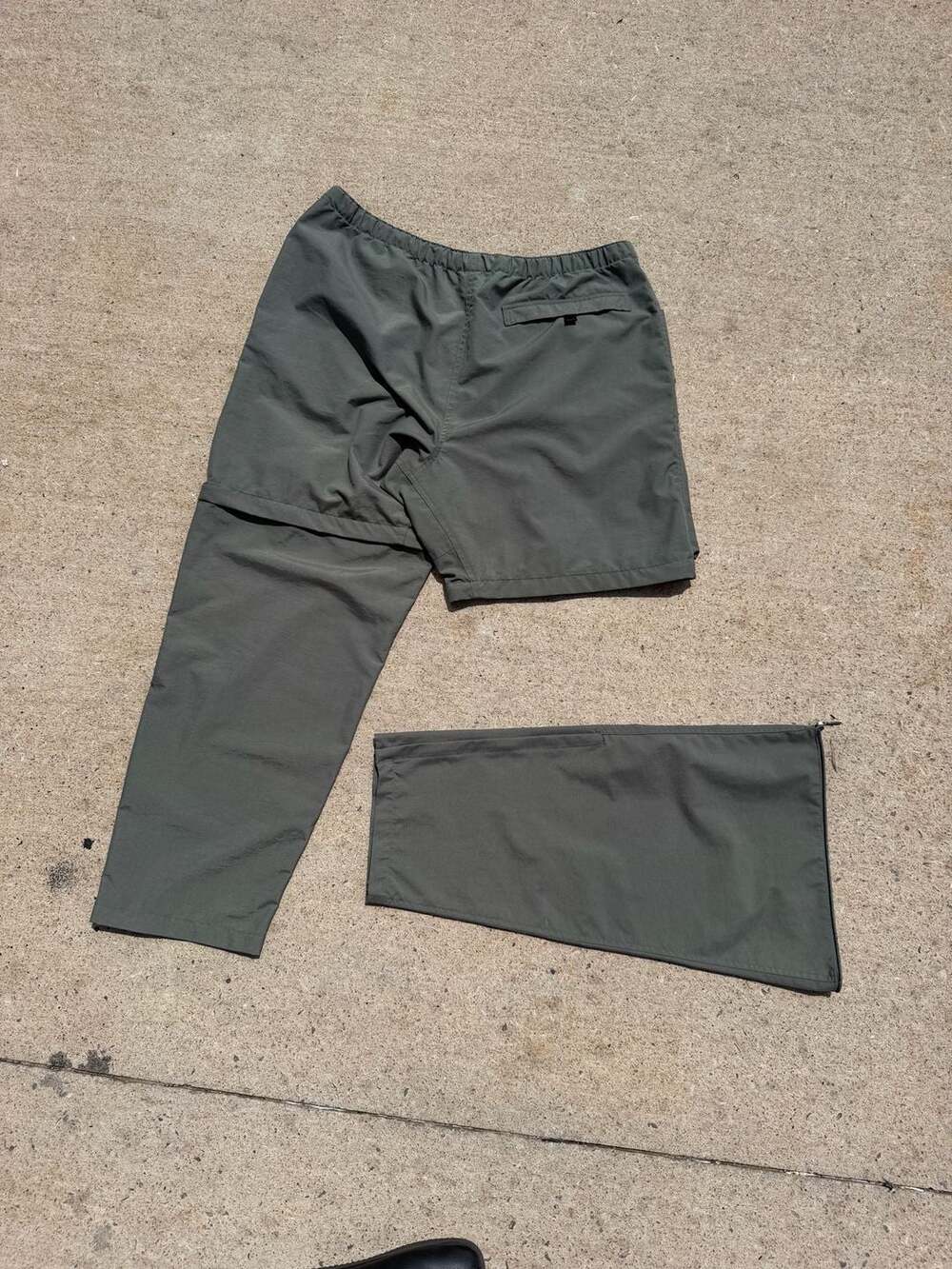 Outersport Convertible Zip-Off Hiking Cargo Pants XXL